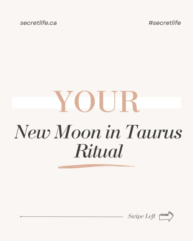Work the the New Moon energy in Taurus: April 27, 2025

#newmoon #moon #mewmoonritual #taurus #grounding #sliw #secretlifeofintuitivewomen #ritual #intuitivewomen